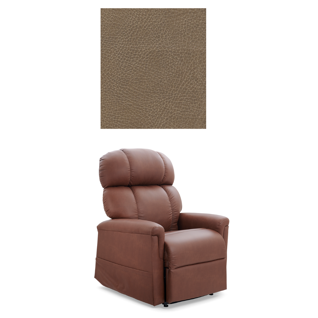 Golden Tech PR545 Recliner with Assisted Lift - Twilight & MaxiComfort Positioning - Distressed Saddle